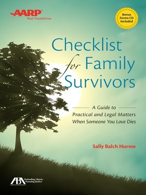 cover image of AARP Checklist for Family Survivors
